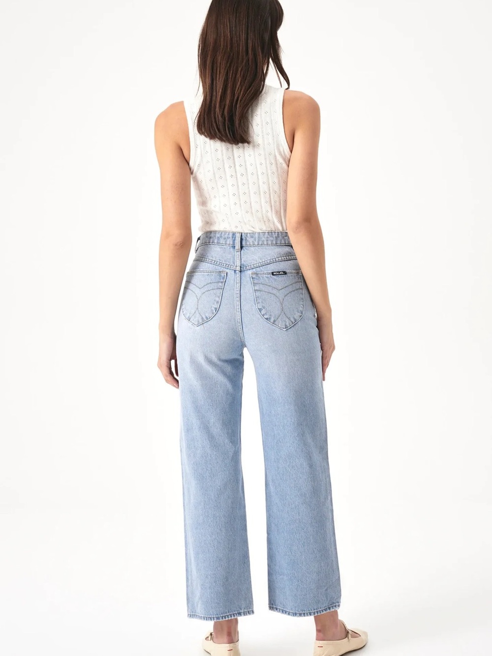 ROLLA'S Light Blue Straight Leg Heidi Jeans